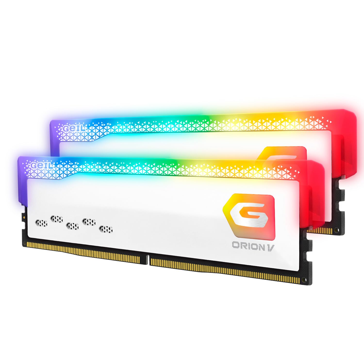 GeIL Orion RGB DDR5 RAM, 32GB (16GBx2) 6000MHz 1.35V,Intel/AMD
